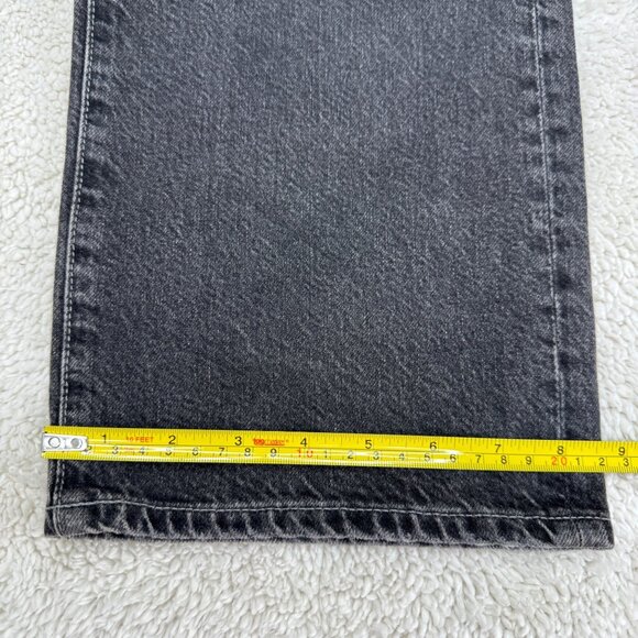 NEW AG Alexxis High Rise Vintage Straight Jean Women's Faded Black Denim, Sz 32 - Picture 12 of 12